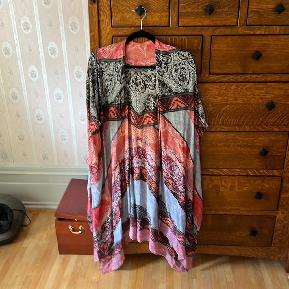 Kimono style duster.